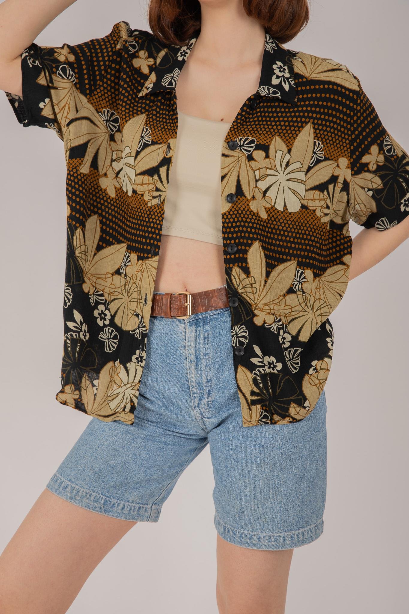Vintage Unisex Salaş Gömlek