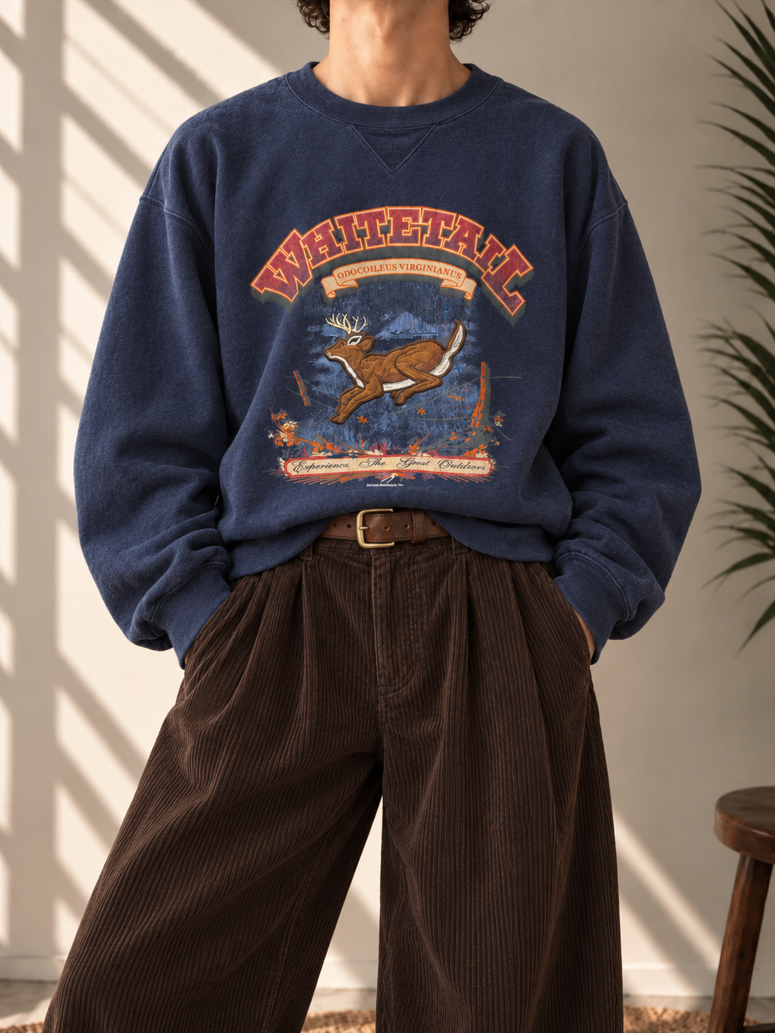 Whitetail Great Nakışlı Sweatshirt