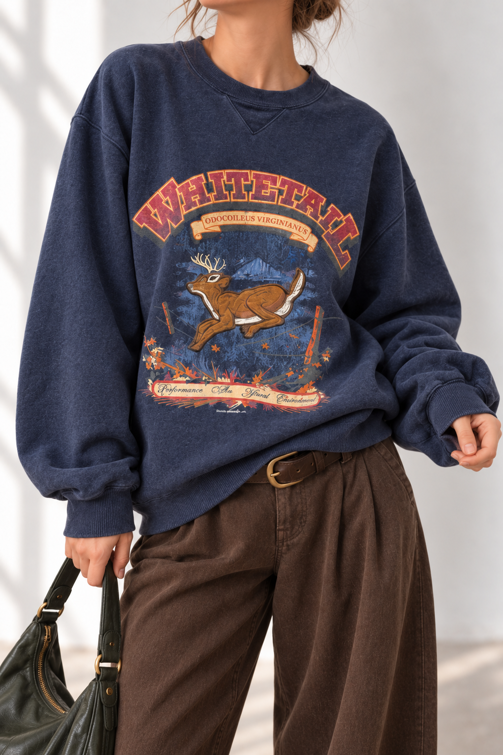 Whitetail Great Nakışlı Sweatshirt
