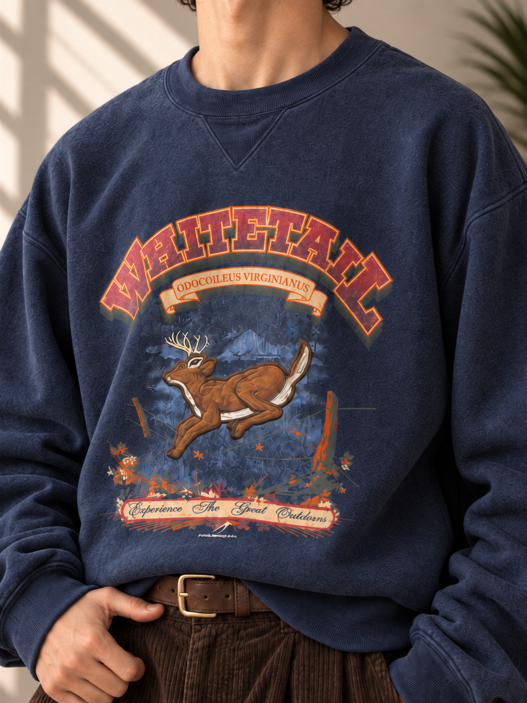 Whitetail Great Nakışlı Sweatshirt