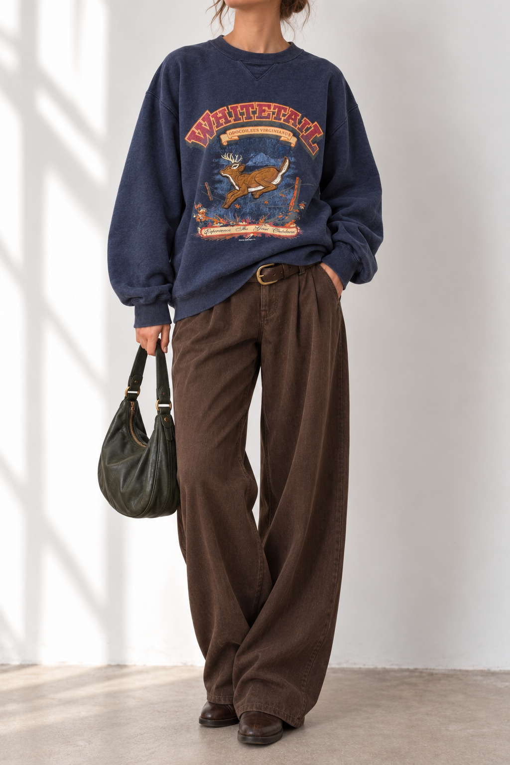 Whitetail Great Nakışlı Sweatshirt