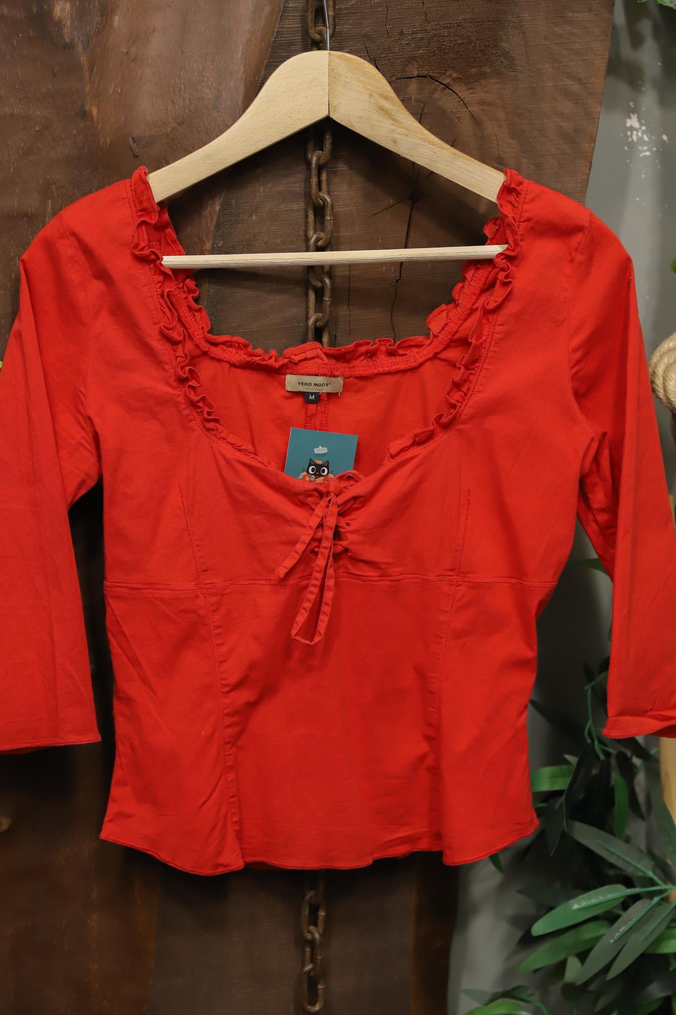 Y2J Red Romantic Bluz 