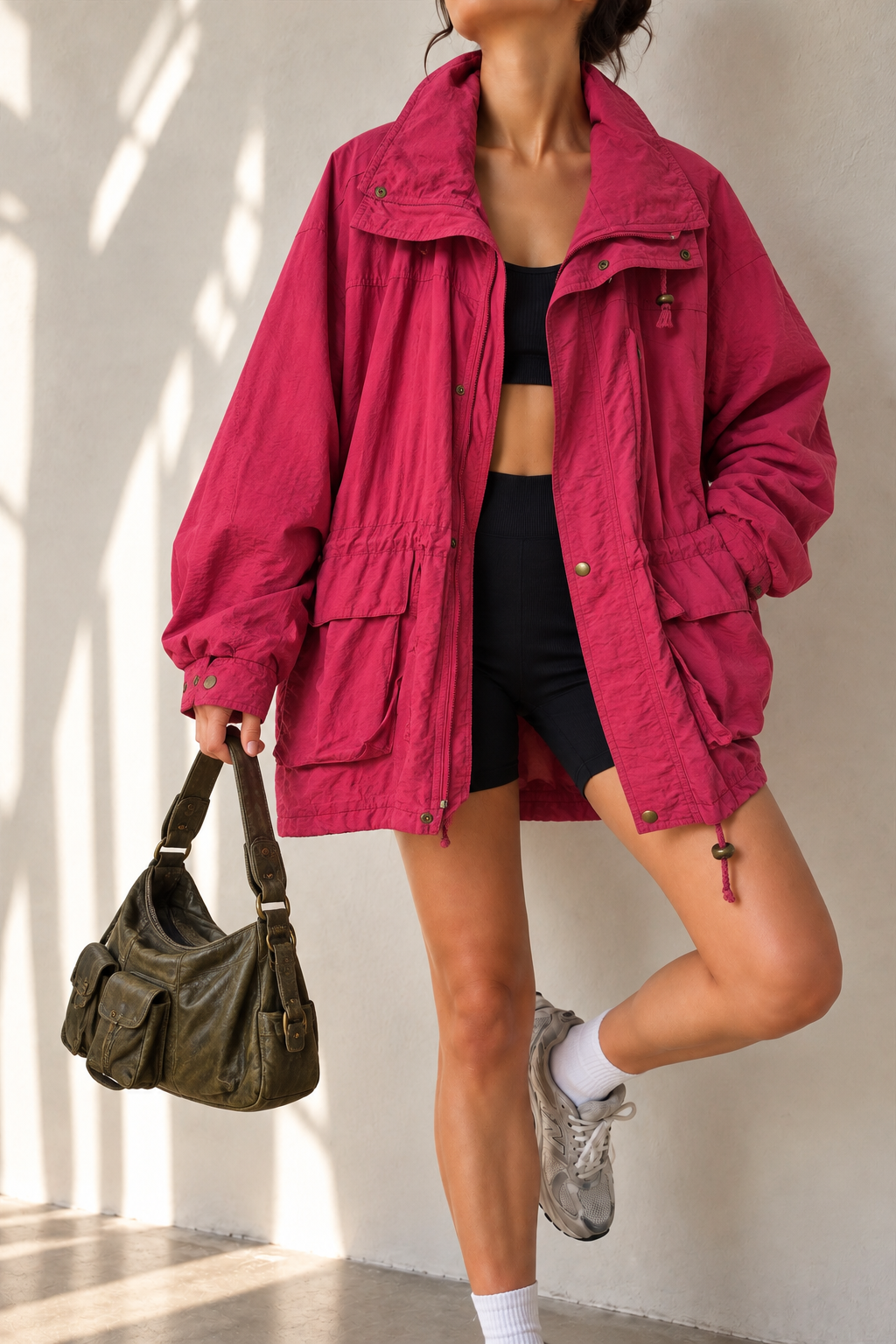 Y2K Barbiecore Outdoor Mont/Ceket