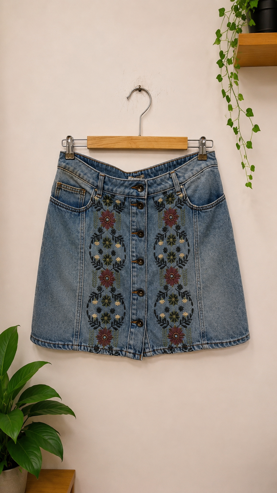 Y2K Bohem Denim Etek