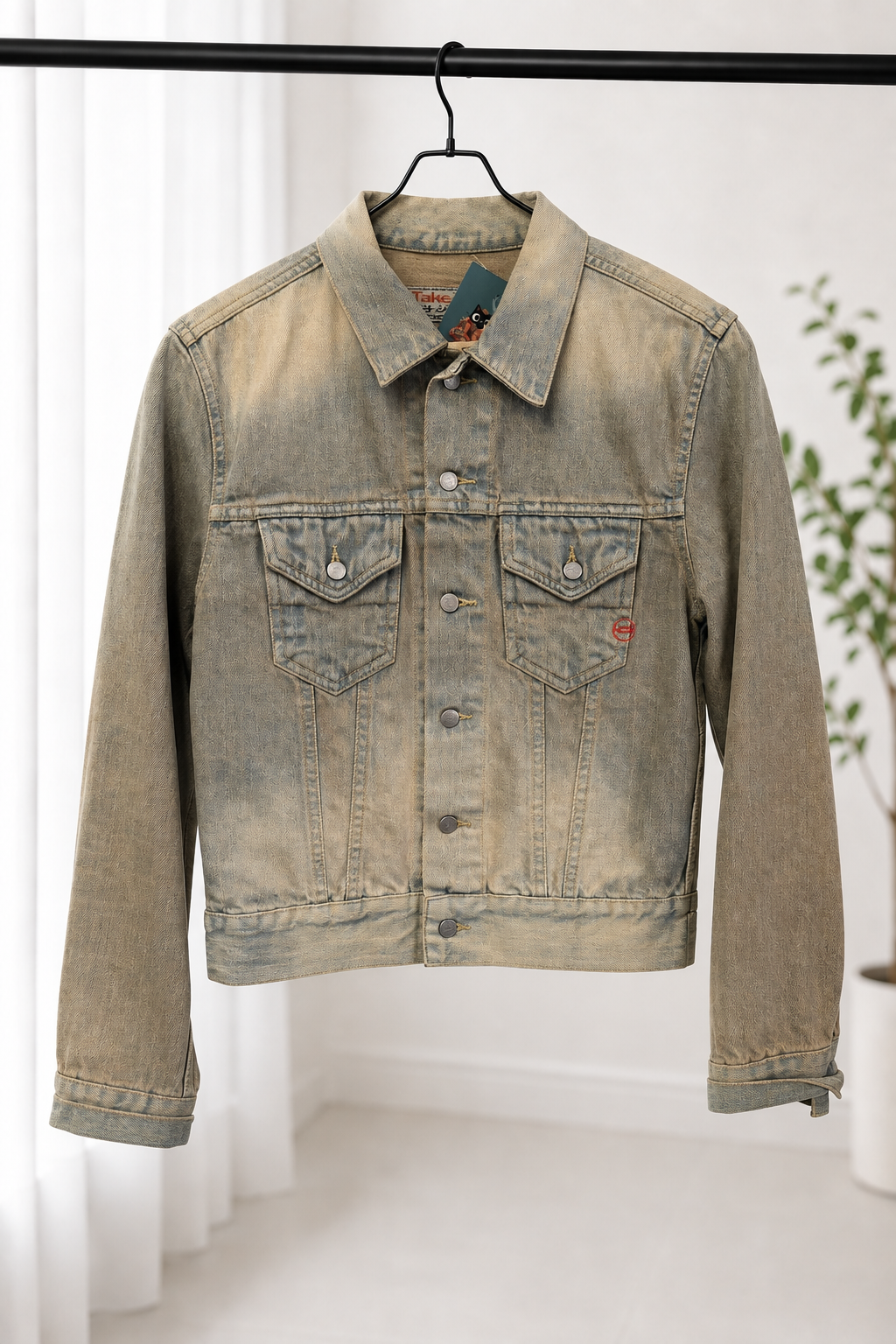 Y2K Classic Wash Trucker Denim Ceket