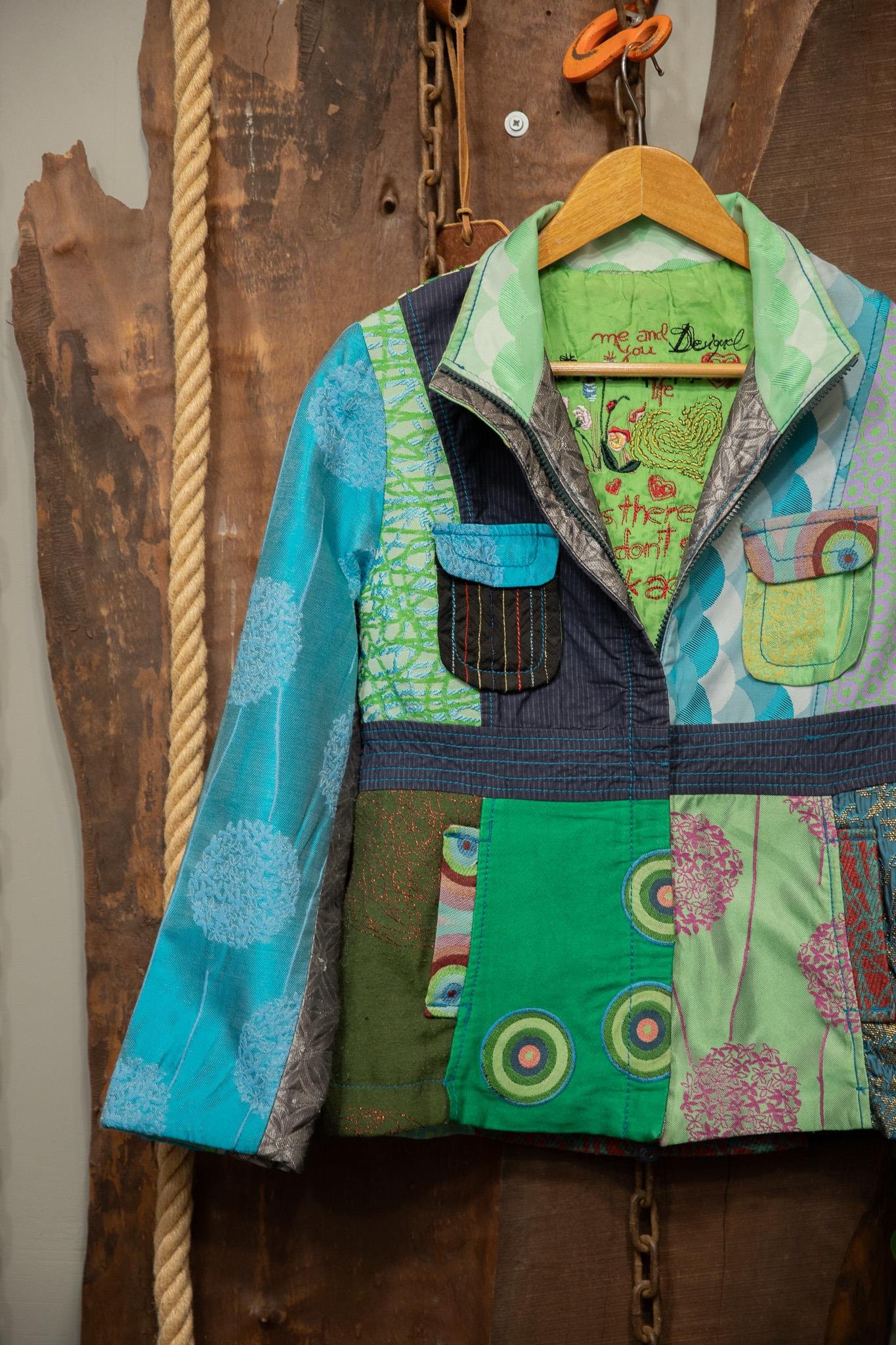Y2K Desigual Boho Ceket