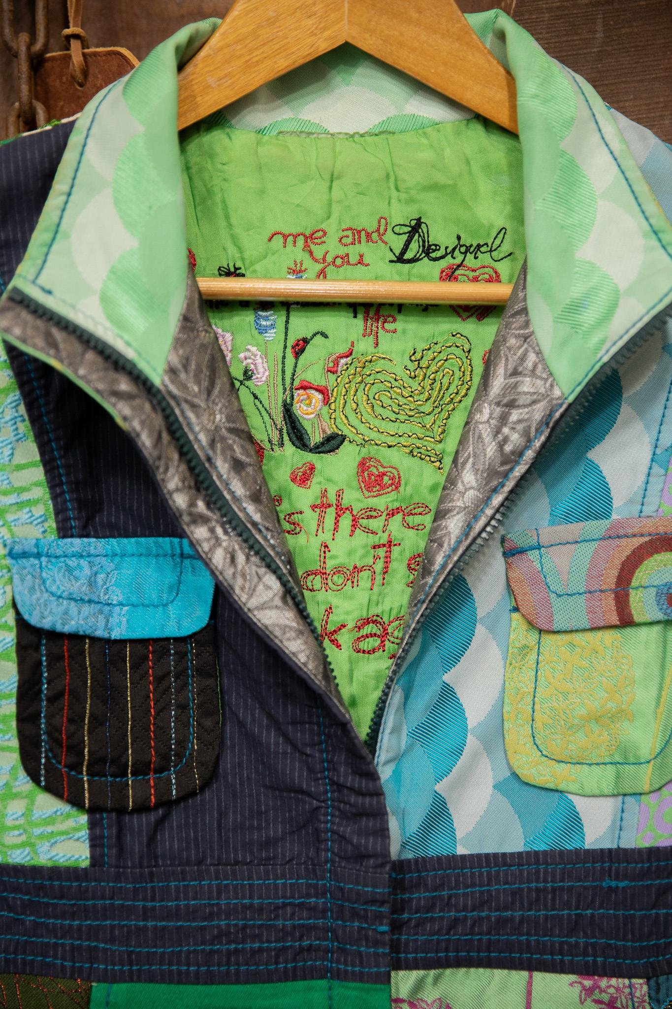 Y2K Desigual Boho Ceket