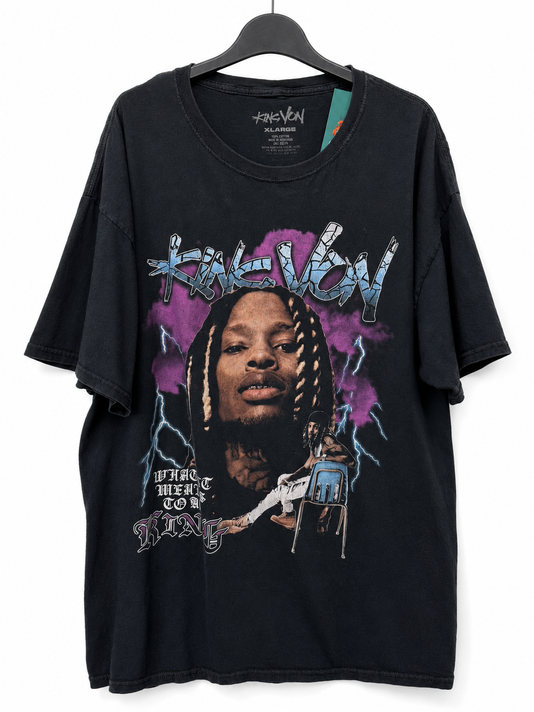 Y2K Era King Von Rap Tişört
