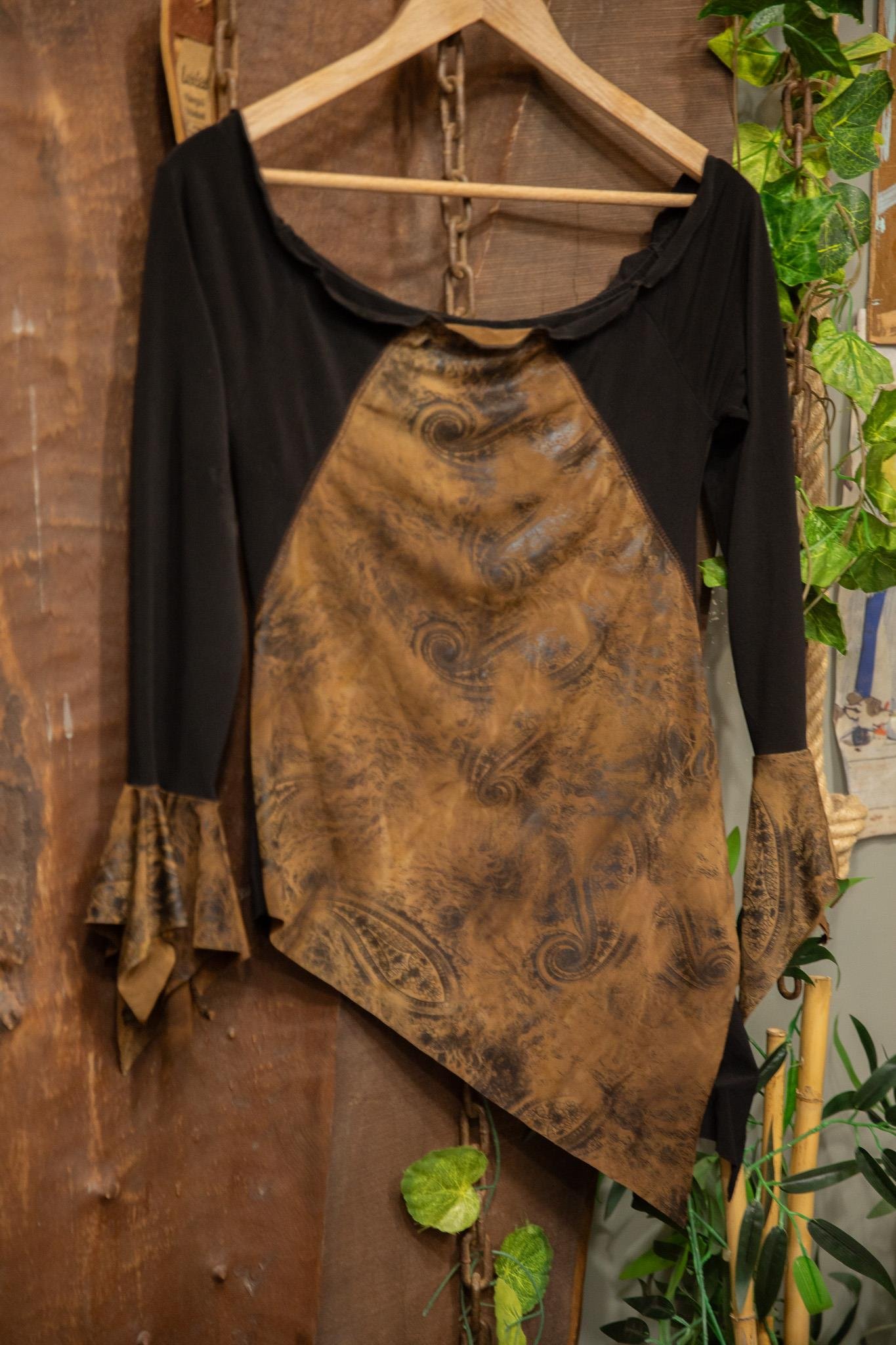 Y2K Paisley Boho Blouse