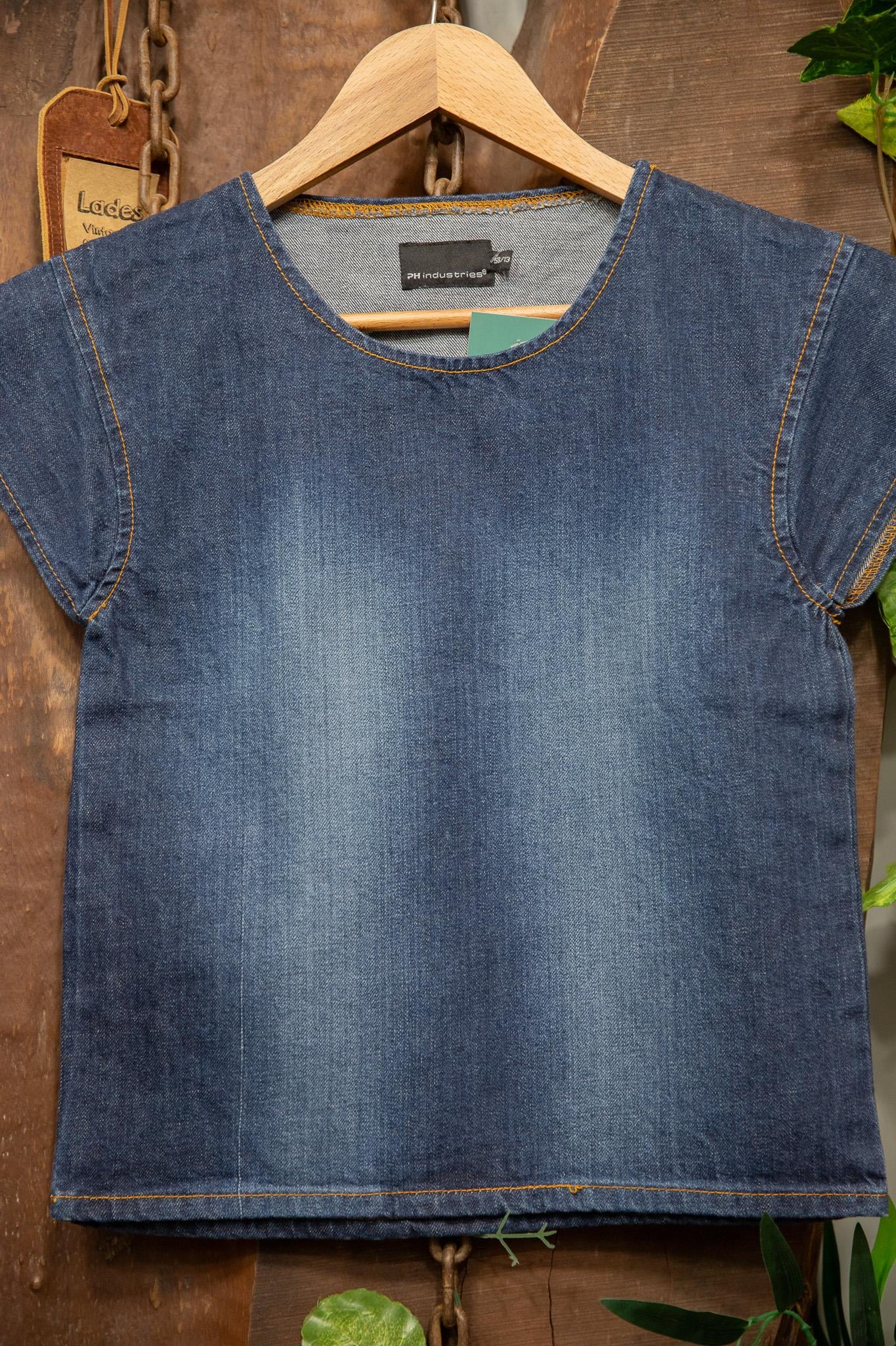 Y2K PH Denim Crop