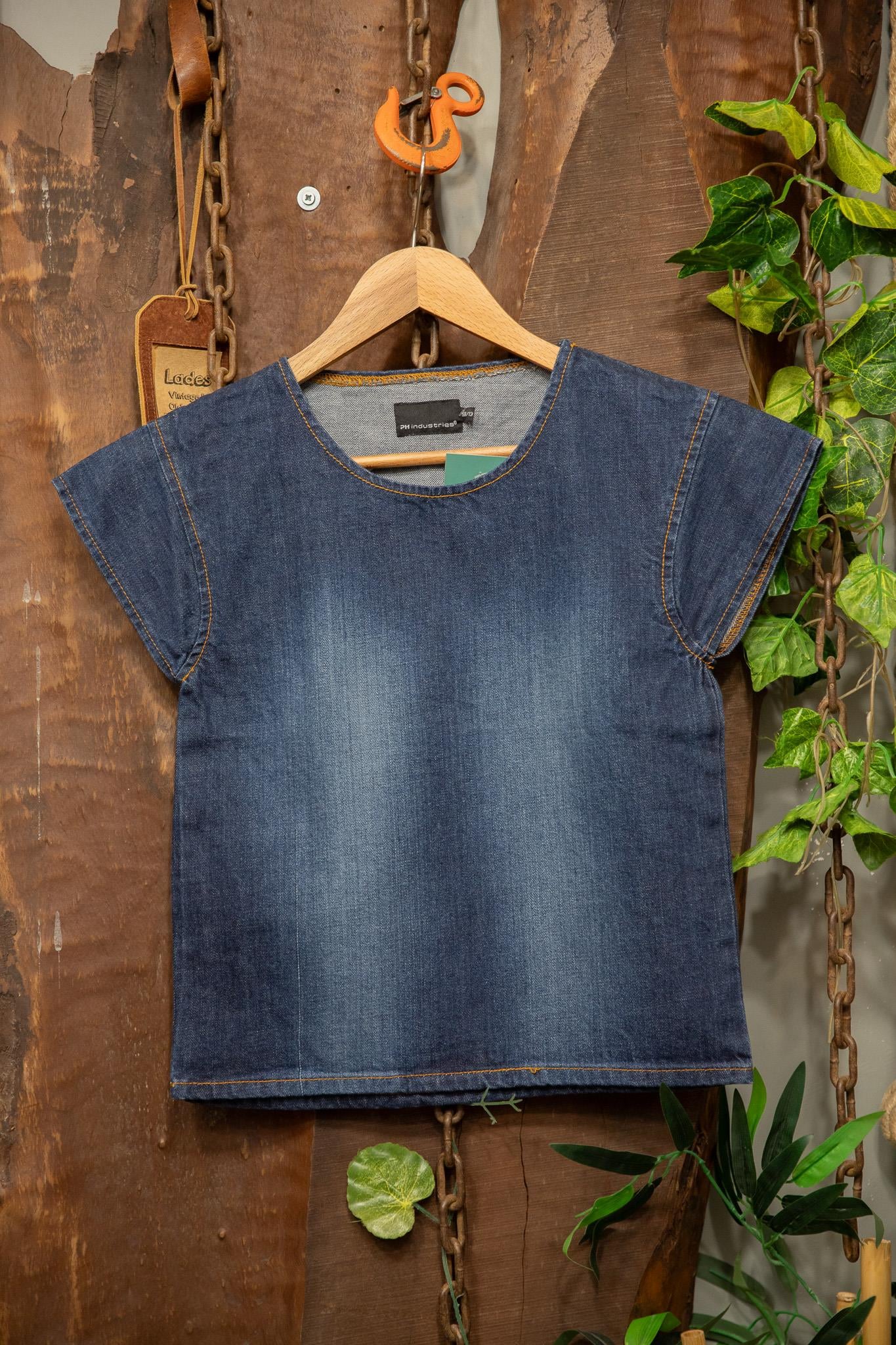 Y2K PH Denim Crop