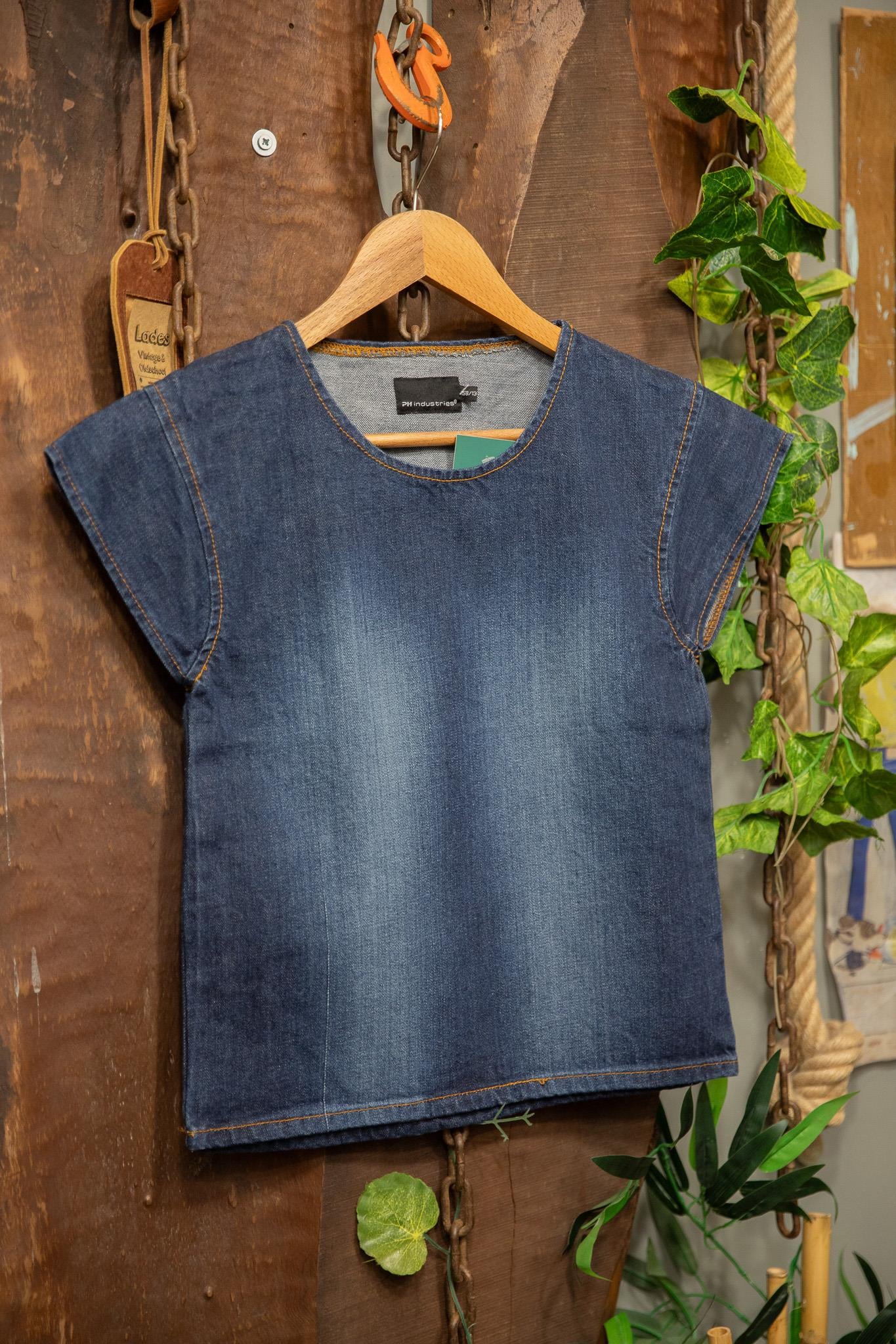 Y2K PH Denim Crop