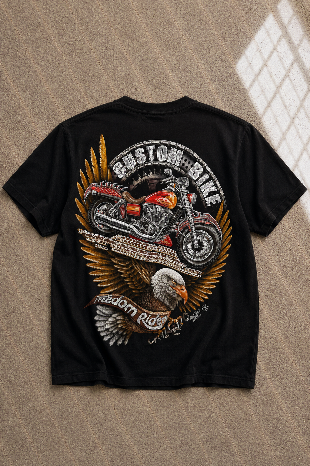 Y2K Rock Chang Biker Tişört