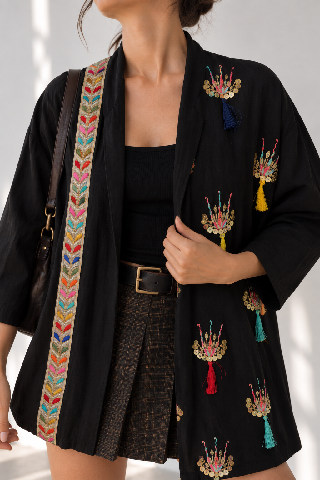 Y2K Rosseti Etnik Kimono/Ceket