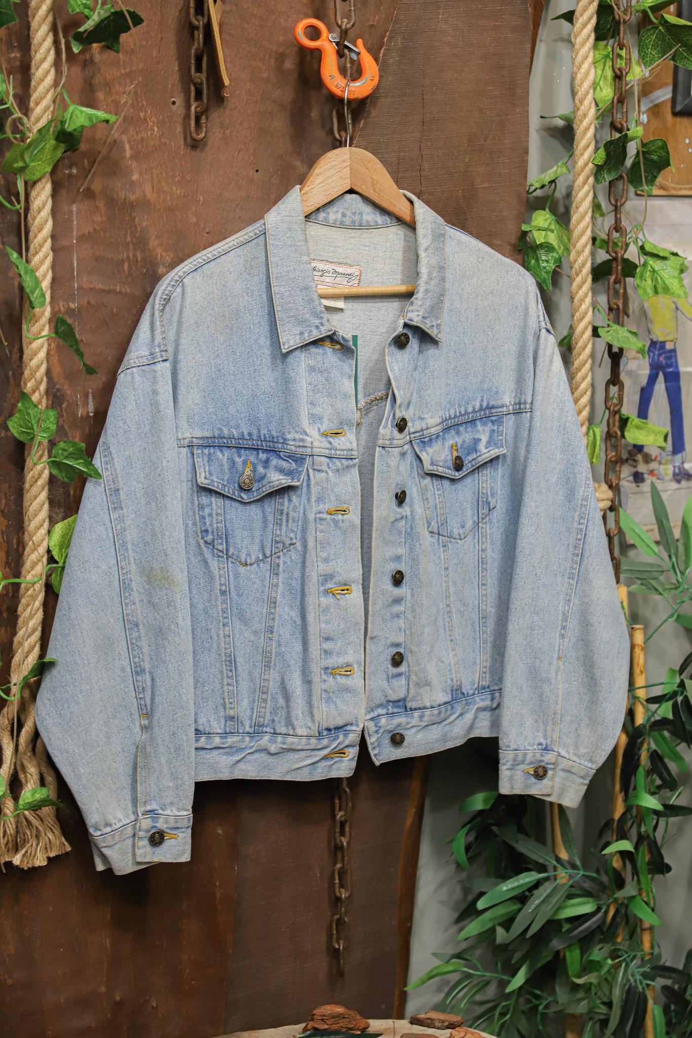 Yıkama Jean Oversize Kot Ceket