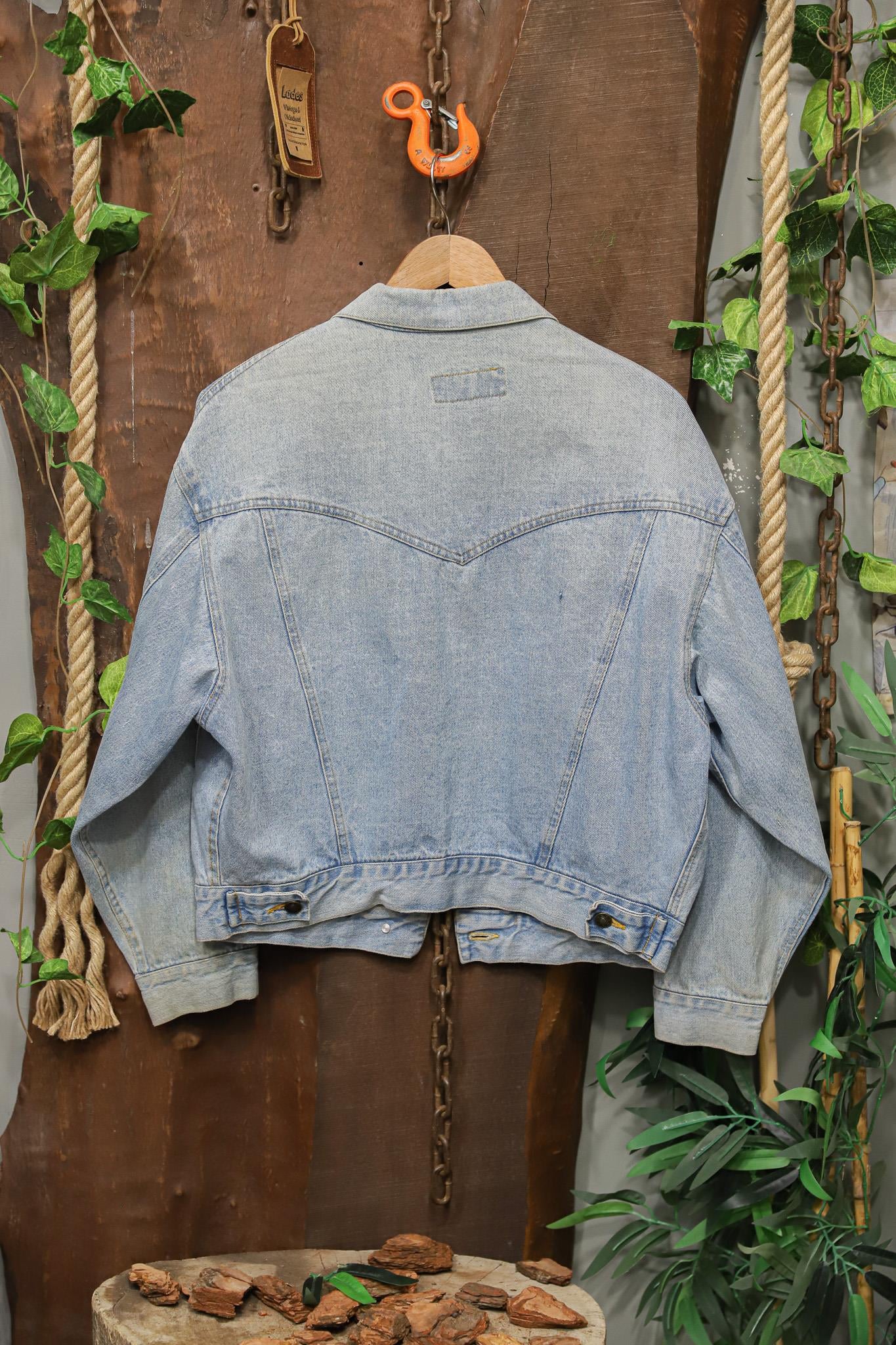 Yıkama Jean Oversize Kot Ceket