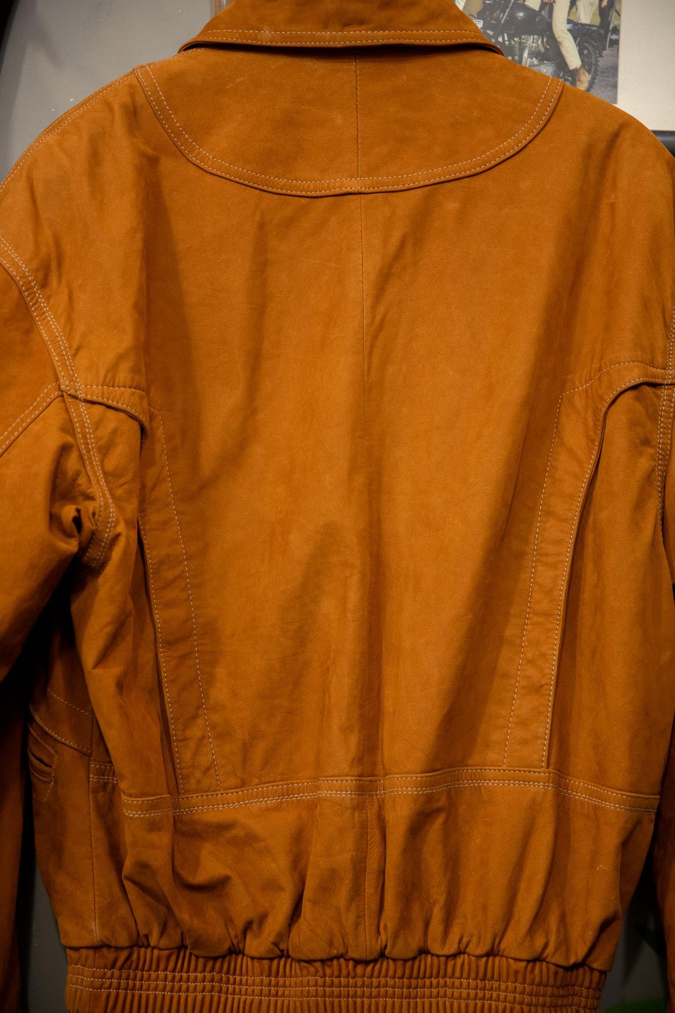 YORN&FURS Bomber Camel Deri Ceket