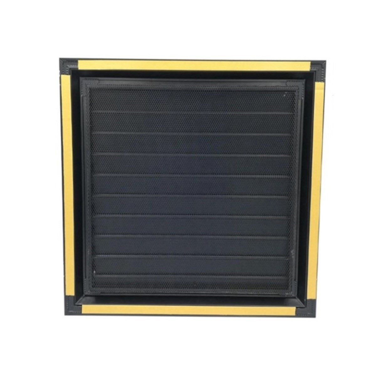 20 cm x 20 cm Alüminyum Hareketli Menfez Yüzeysel Banyo Wc Havalandırma Menfezi Antrasit