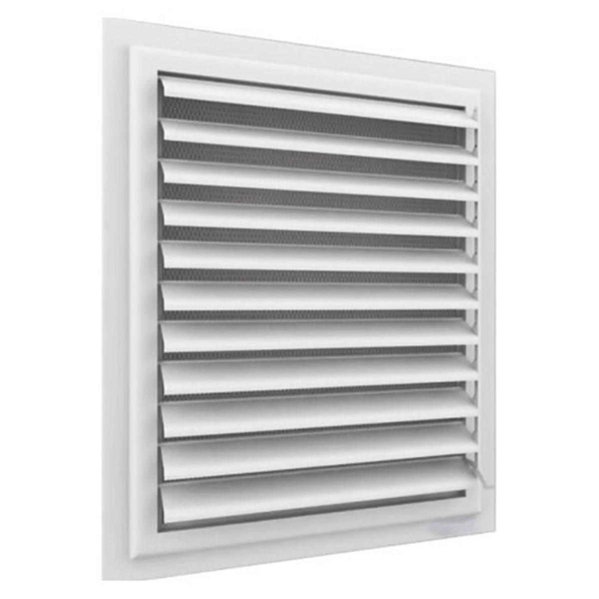 25 cm x 30 cm Alüminyum Hareketli Menfez Yüzeysel Banyo Wc Havalandırma Menfezi Beyaz