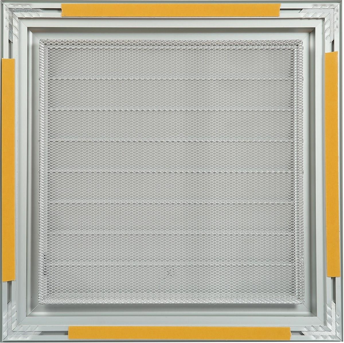 25 cm x 30 cm Alüminyum Hareketli Menfez Yüzeysel Banyo Wc Havalandırma Menfezi Beyaz