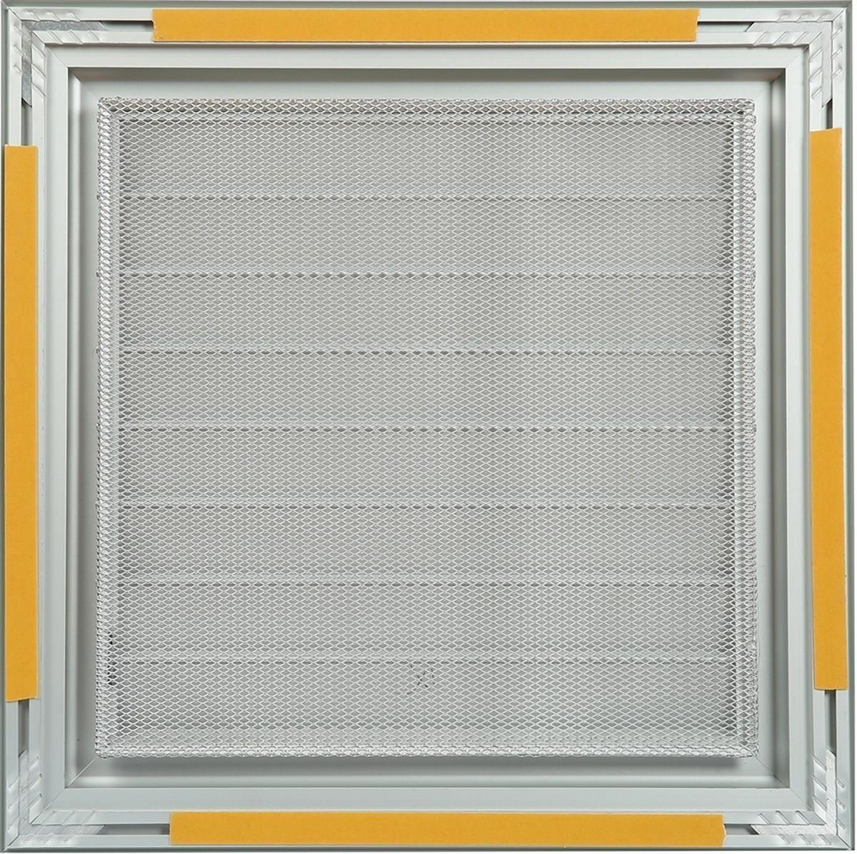 35 cm x 45 cm Alüminyum Hareketli Menfez Yüzeysel Banyo Wc Havalandırma Menfezi Beyaz
