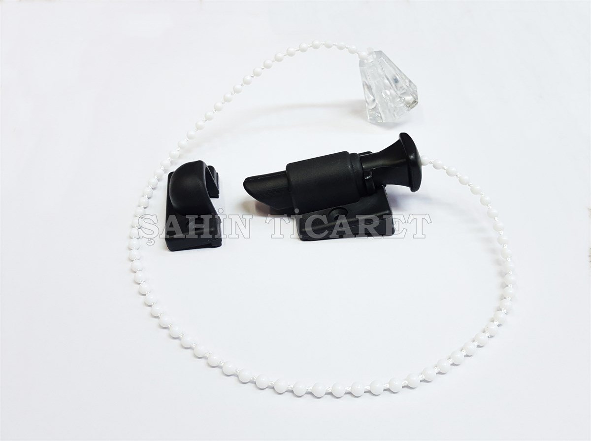 İPLİ CAM BALKON KİLİDİ EMNİYET KİLİTLİ SİYAH - GRİ