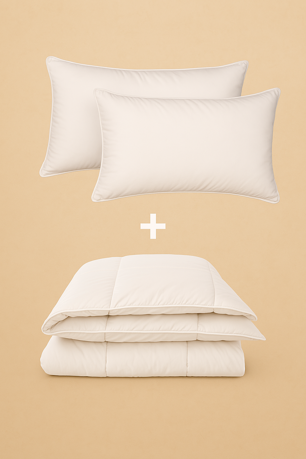 %100 KAZ TÜYÜ YORGAN SETİ TEK %20 GIDIK ÇİFT KİŞİLİK YORGAN 195X215 VE 2 ADET 50*70 KAZ TÜYÜ YASTIK