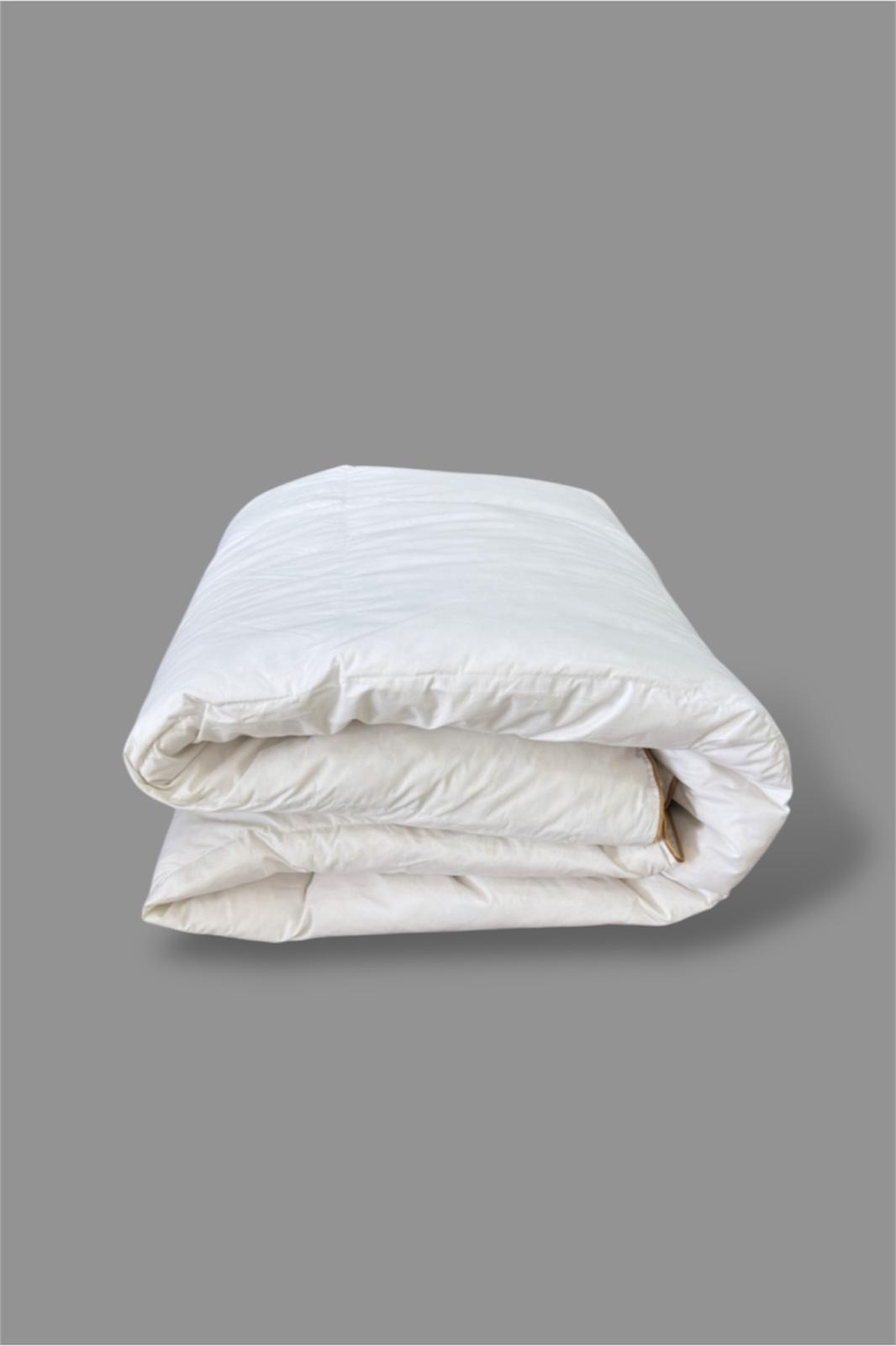 %100 KAZ TÜYÜ YORGAN SETİ TEK %20 GIDIK ÇİFT KİŞİLİK YORGAN 155X215 VE 1 ADET 50*70 KAZ TÜYÜ YASTIK