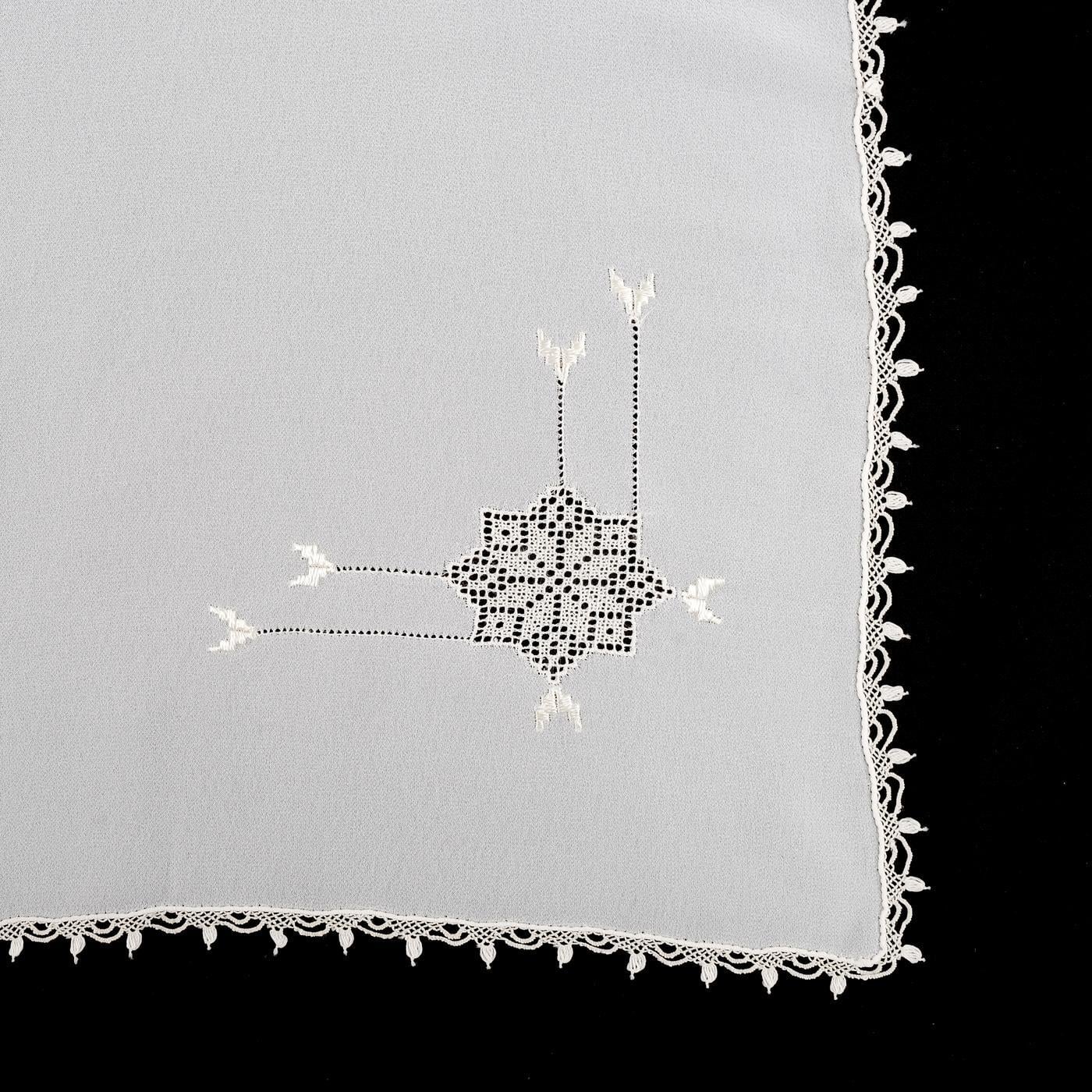 ANTEP İŞİ YILDIZ MOTİFLİ MENDİL