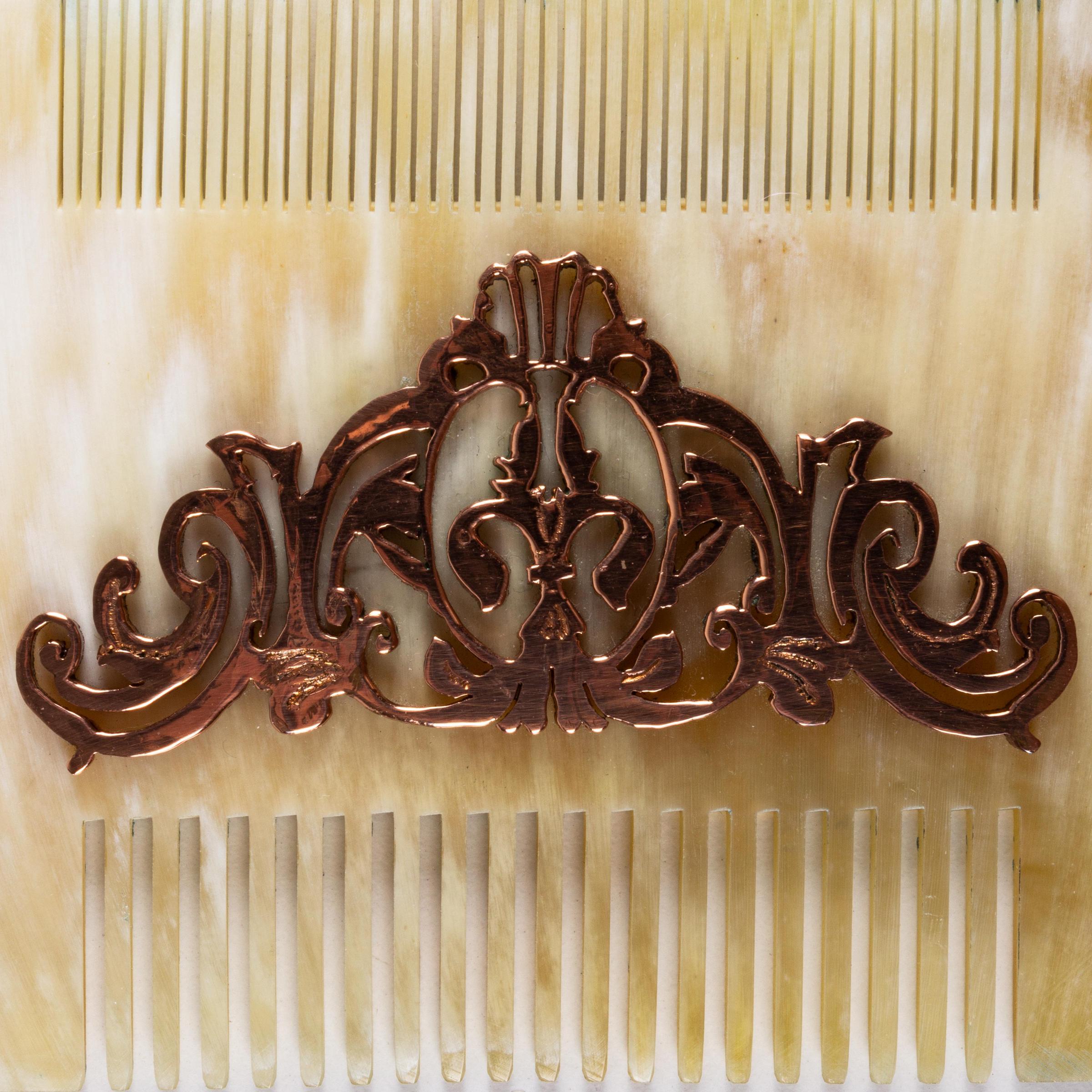 BAKIR İŞLEMELİ KEMİK TARAK