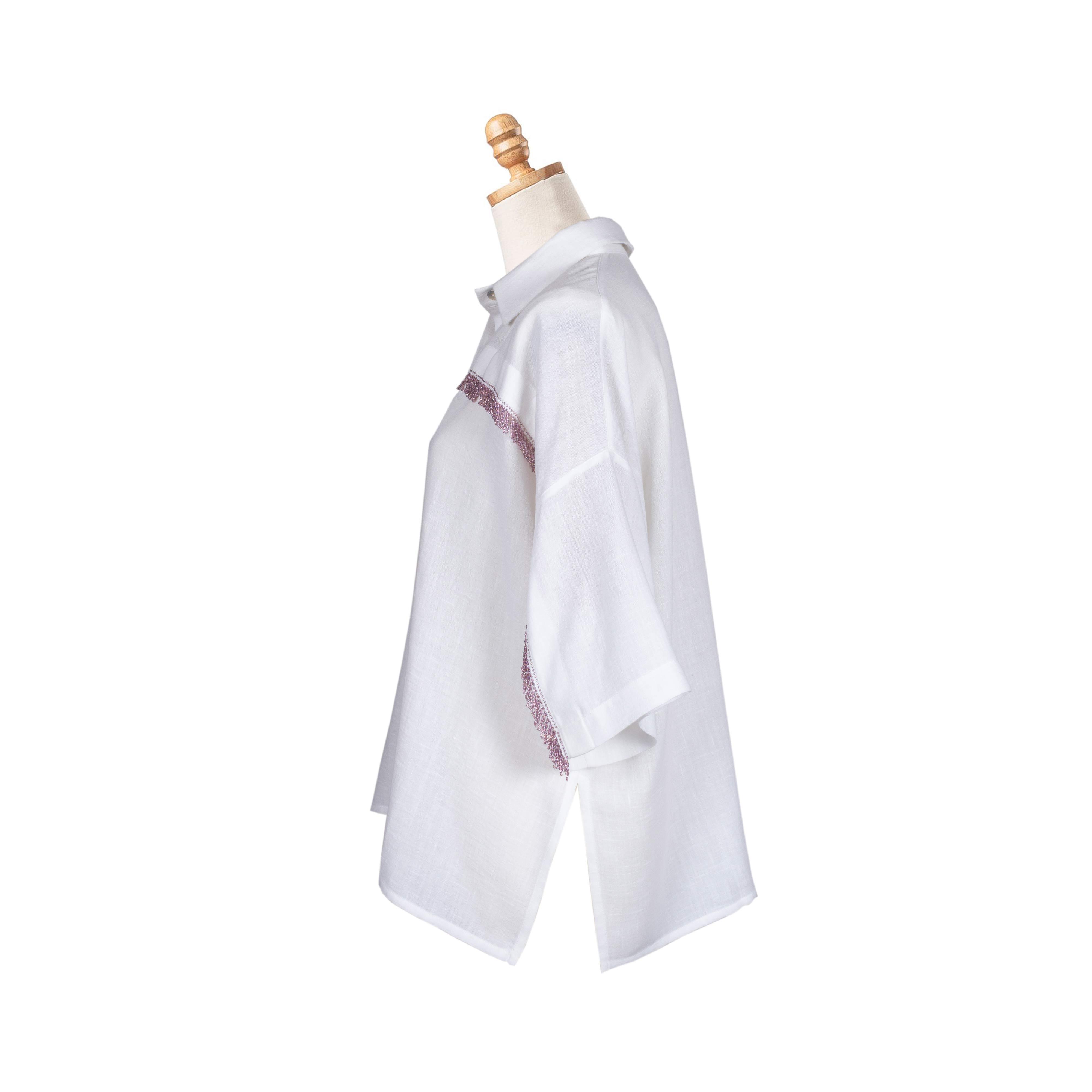 BONCUK OYALI KOTON GÖMLEK