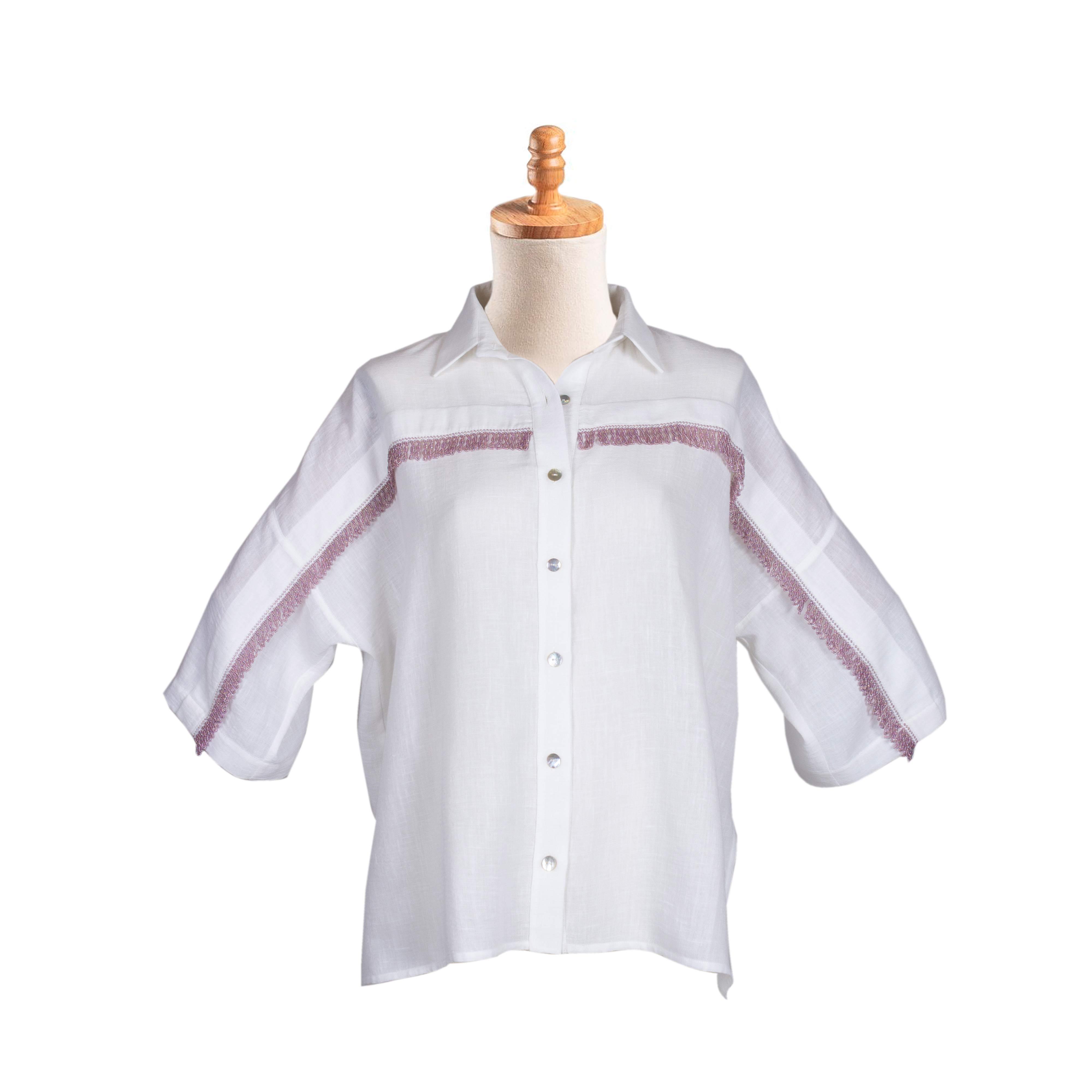 BONCUK OYALI KOTON GÖMLEK