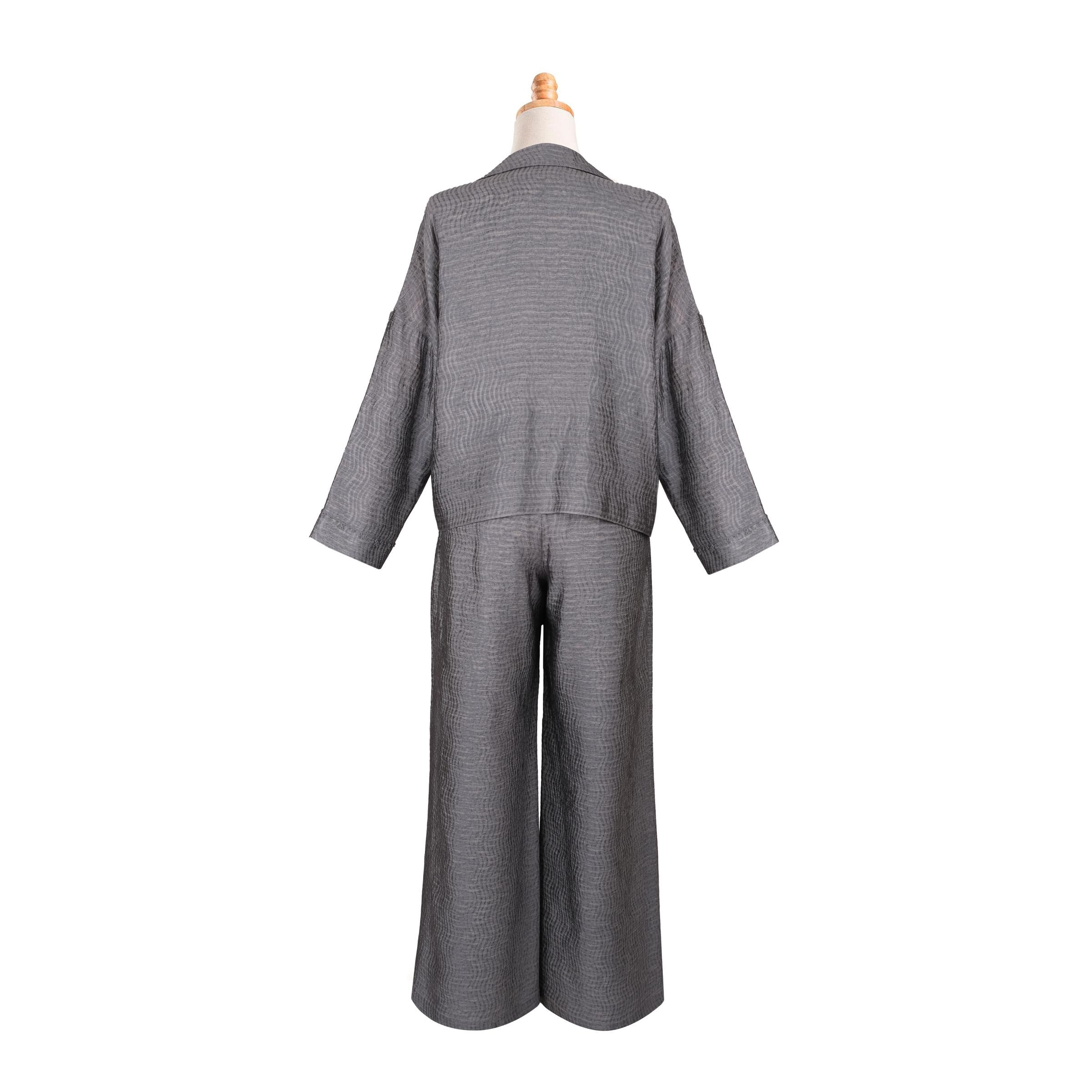 GRİ BLUZ PANTOLON TAKIM