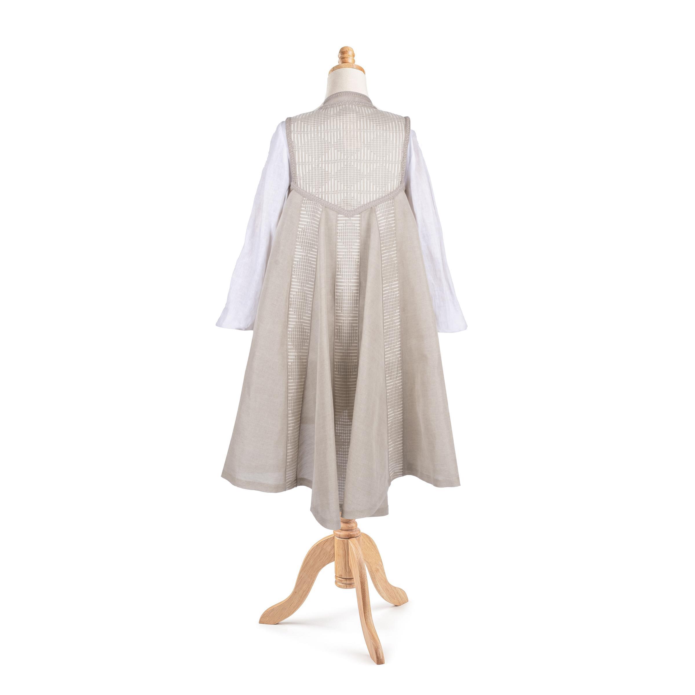 GRİ DOKUMA PİRPİRİ KAFTAN