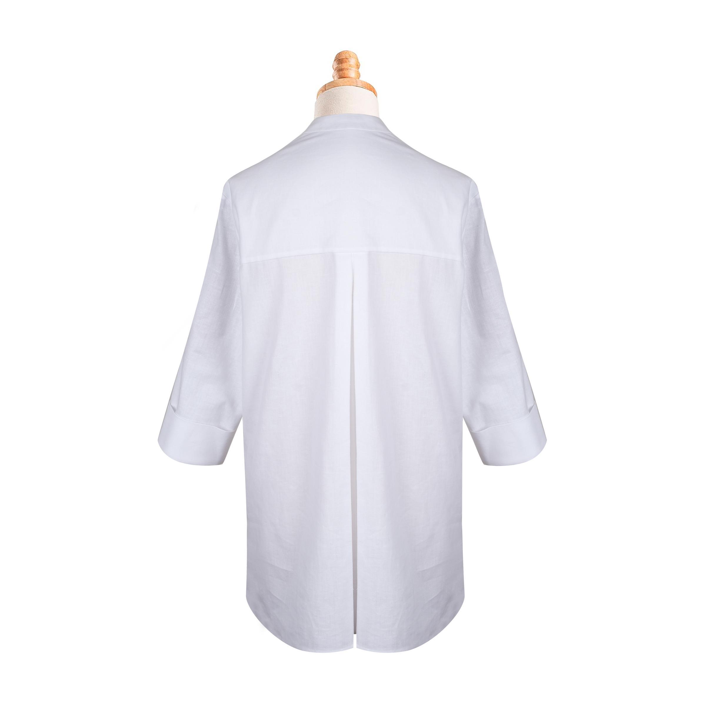 KARANFİL DESENLİ NAKIŞLI GÖMLEK