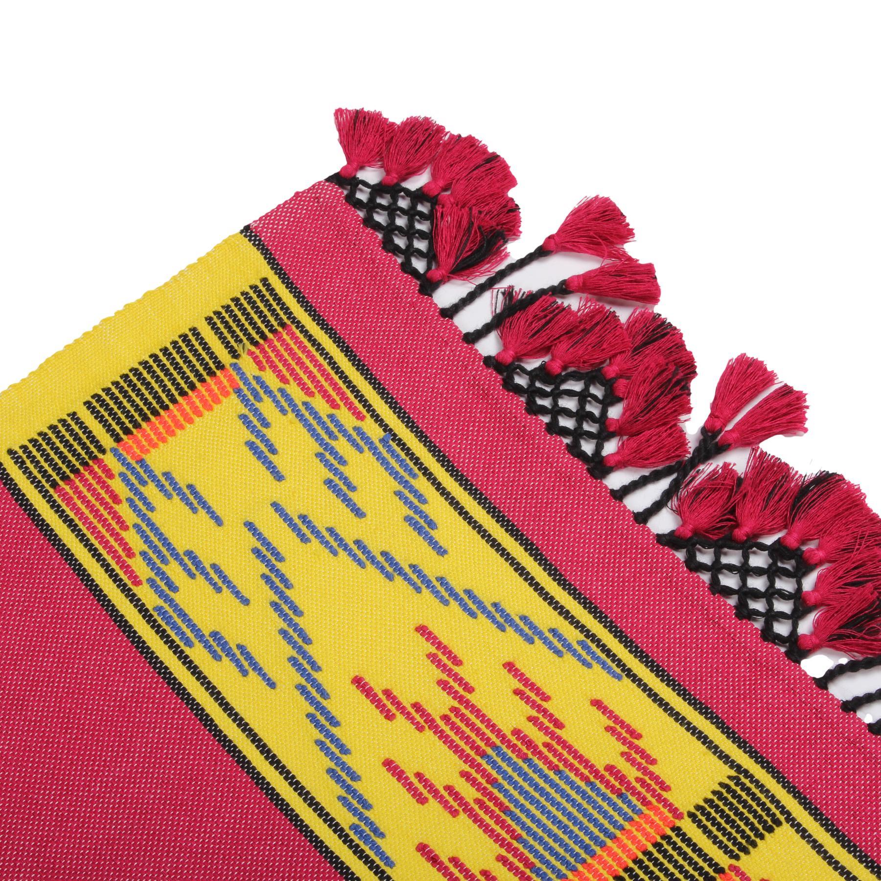 KIRKA DOKUMA BORDO PEŞKİR