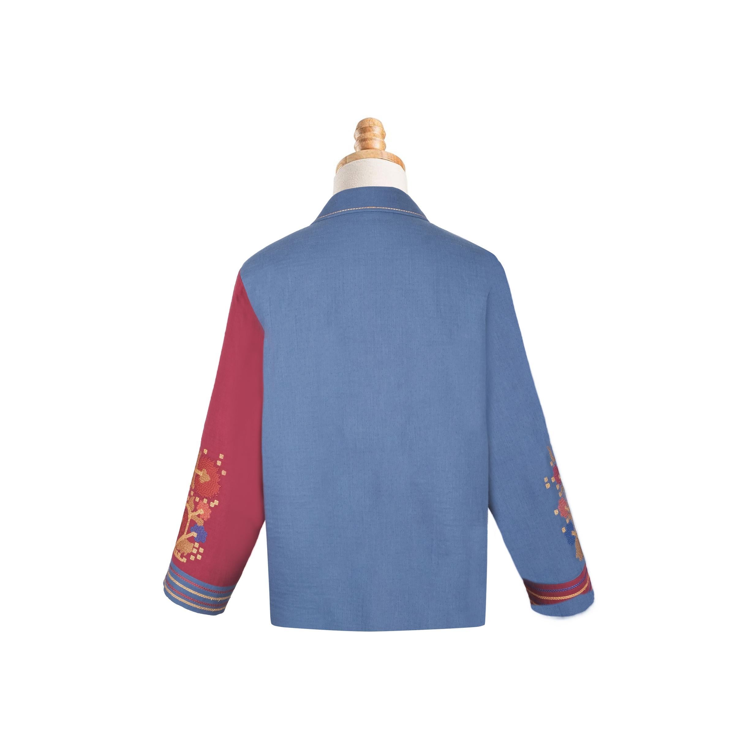 LACİVERT BORDO CEKET