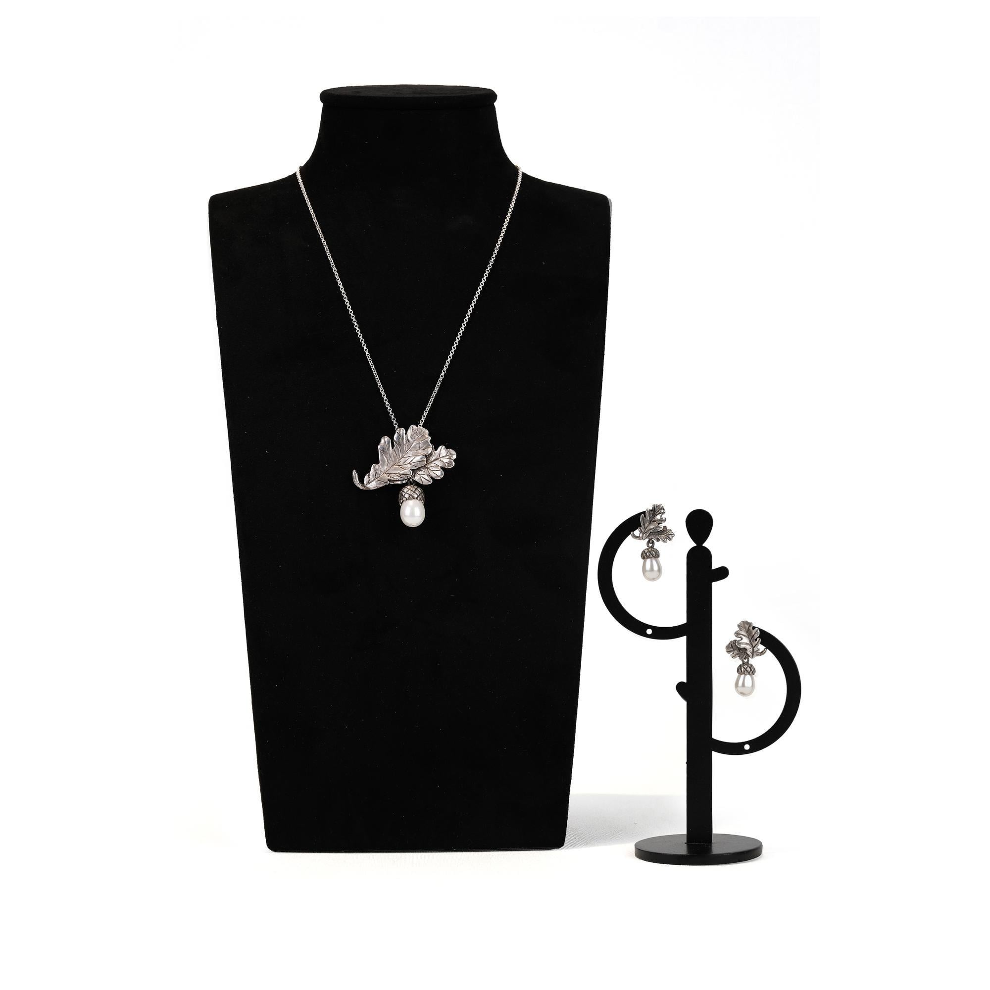 MEŞE KOLYE KÜPE SET (21 GR)