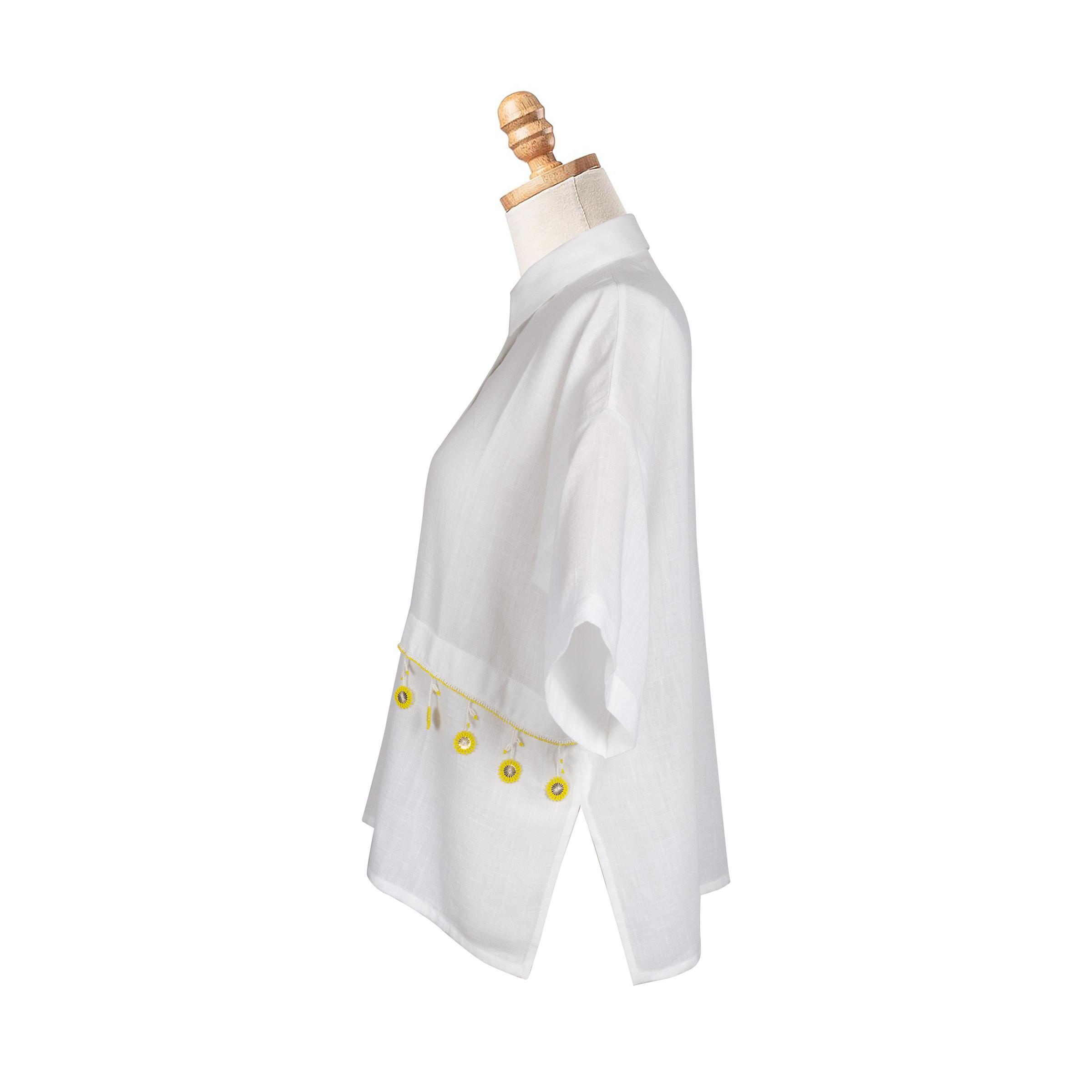 MODERN KESİM GÜNEŞ OYALI GÖMLEK