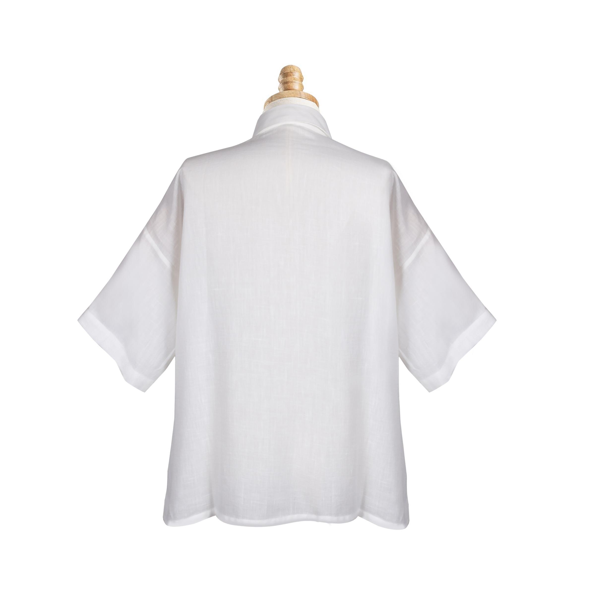 SARI BONCUK OYALI KOTON GÖMLEK