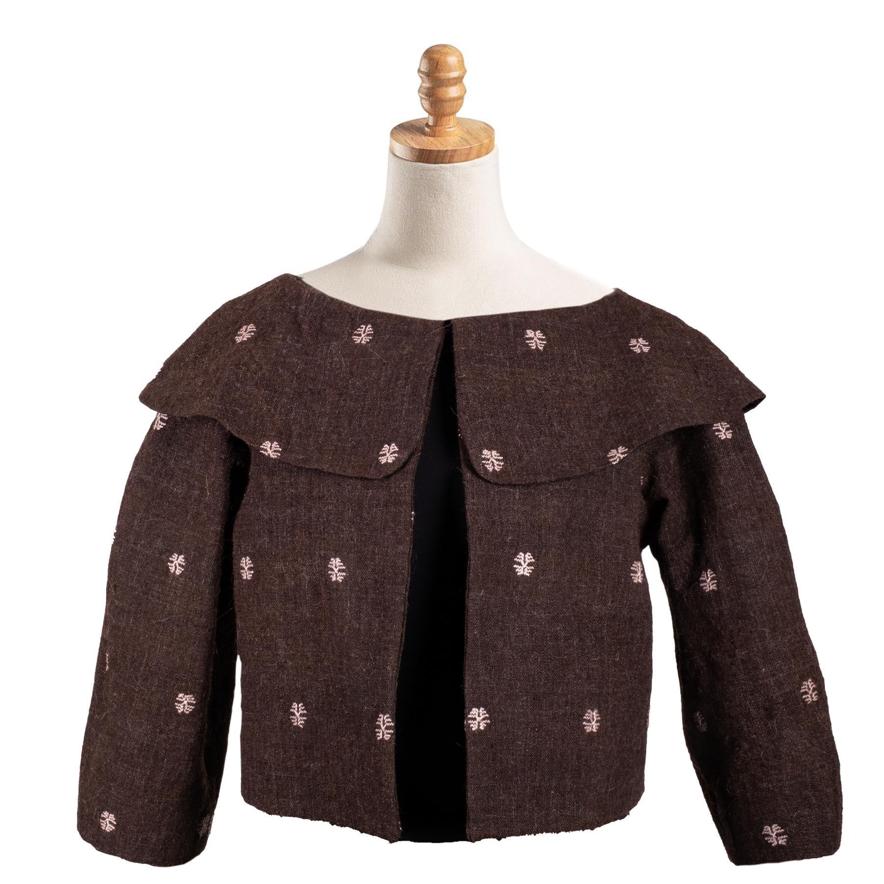 SİYAH EHRAM CROP CEKET