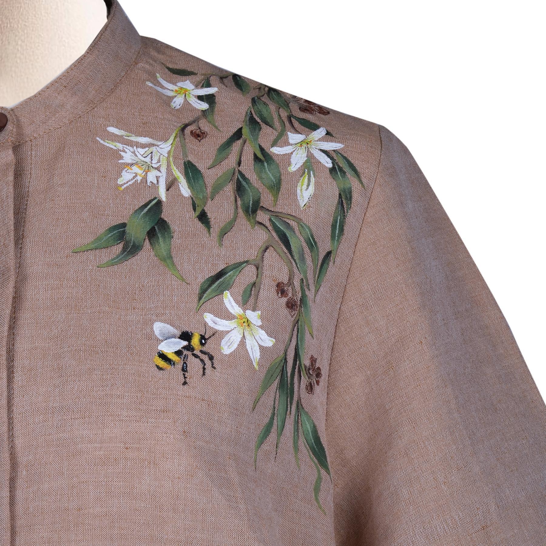 SOMON RENGİ BOYAMA DESENLİ TAKIM