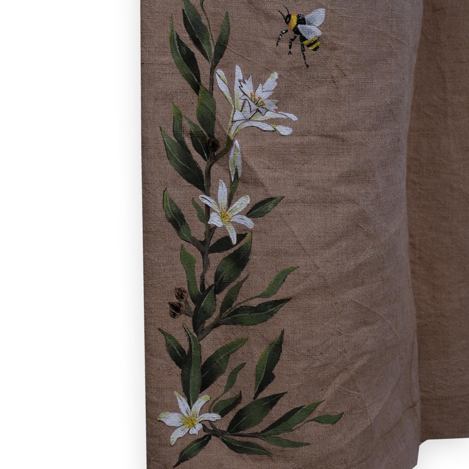 SOMON RENGİ BOYAMA DESENLİ TAKIM