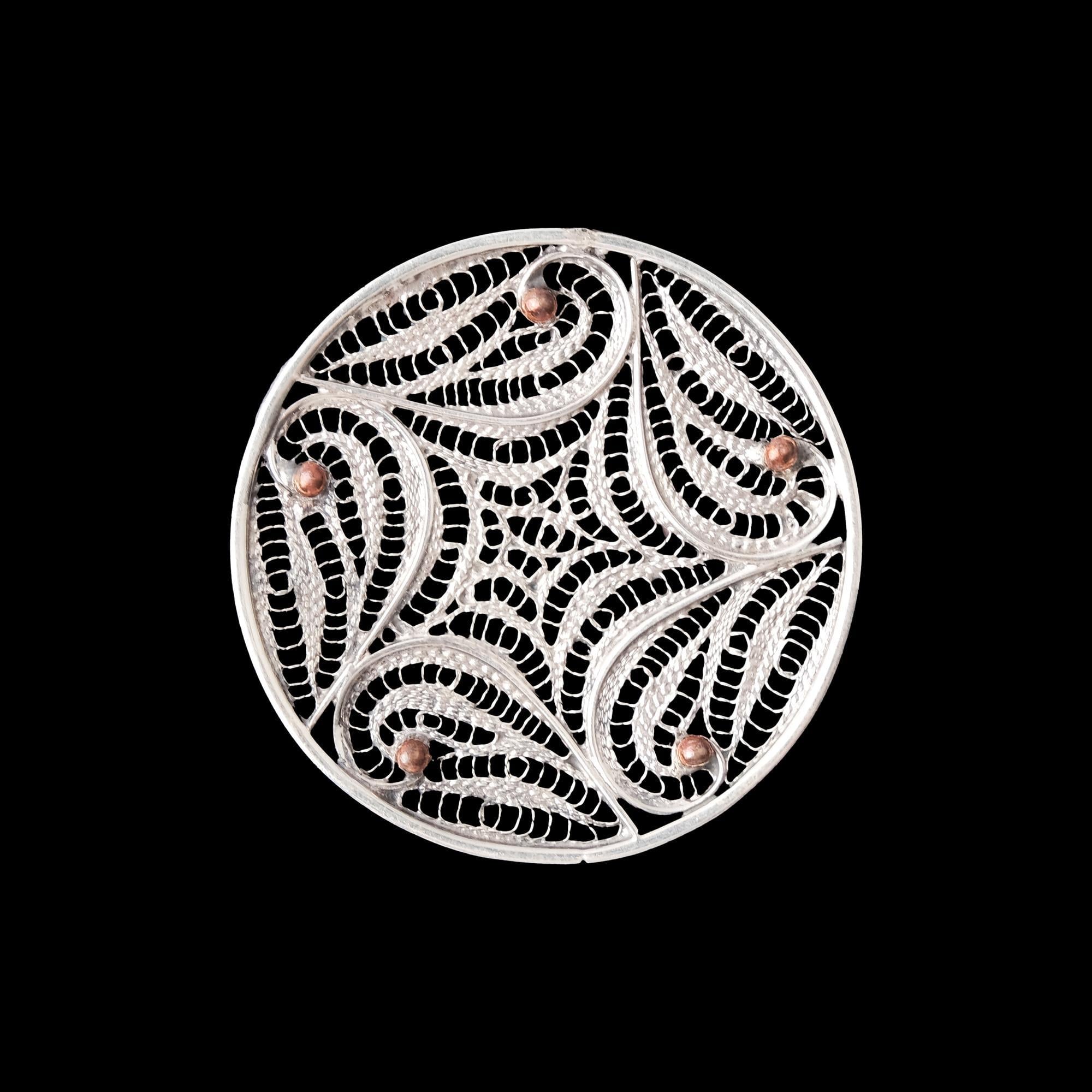 ZARAFETİN VE USTALIĞIN GEOMETRİK BROŞ 2 (8.7GR)
