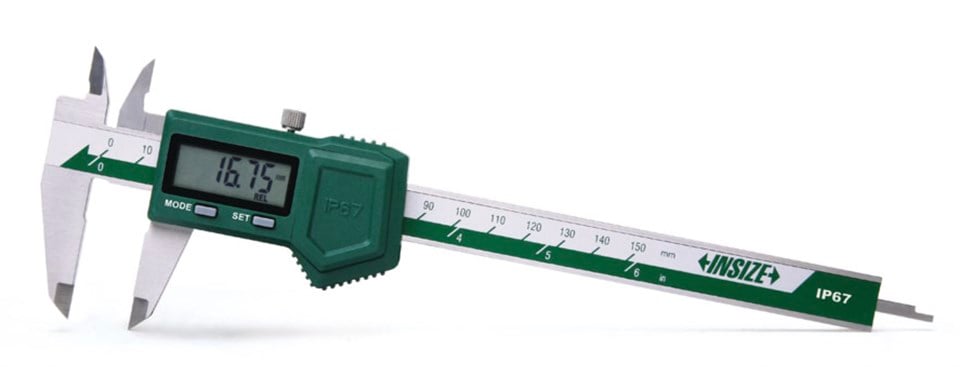 Insize 1126-150 Dijital Su Geçirmez Kumpas