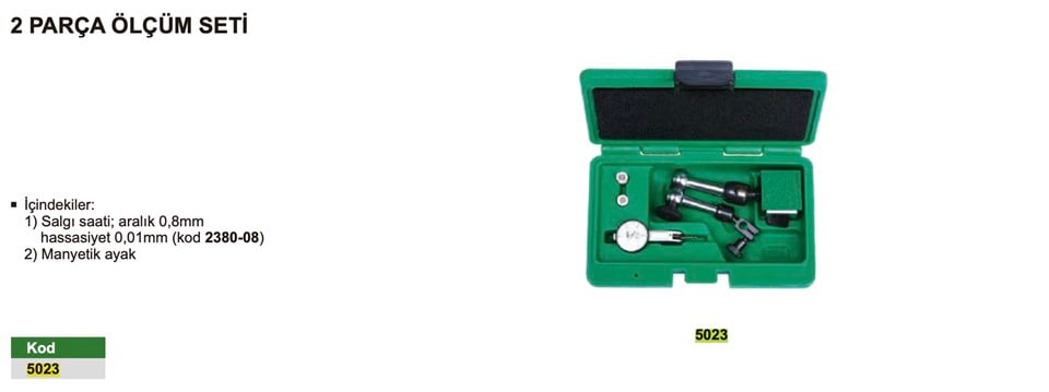 Insize 5023 Parça Ölçüm Seti (2 Parça)