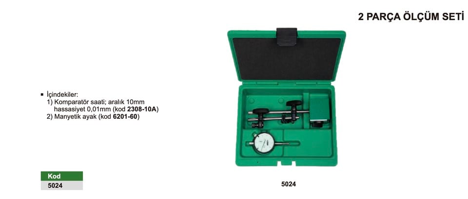 Insize 5024 Komparatör Seti (2 Parça)