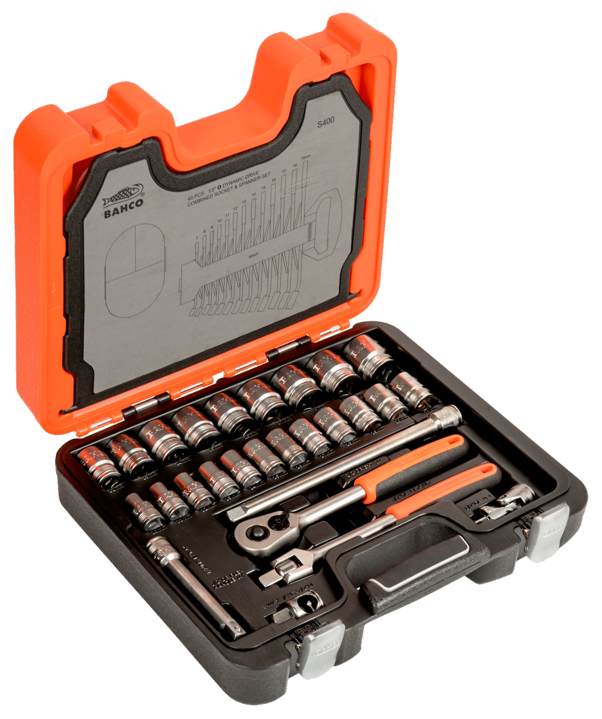 Lokma takım seti 1/2” + kombine anahtar.  S400