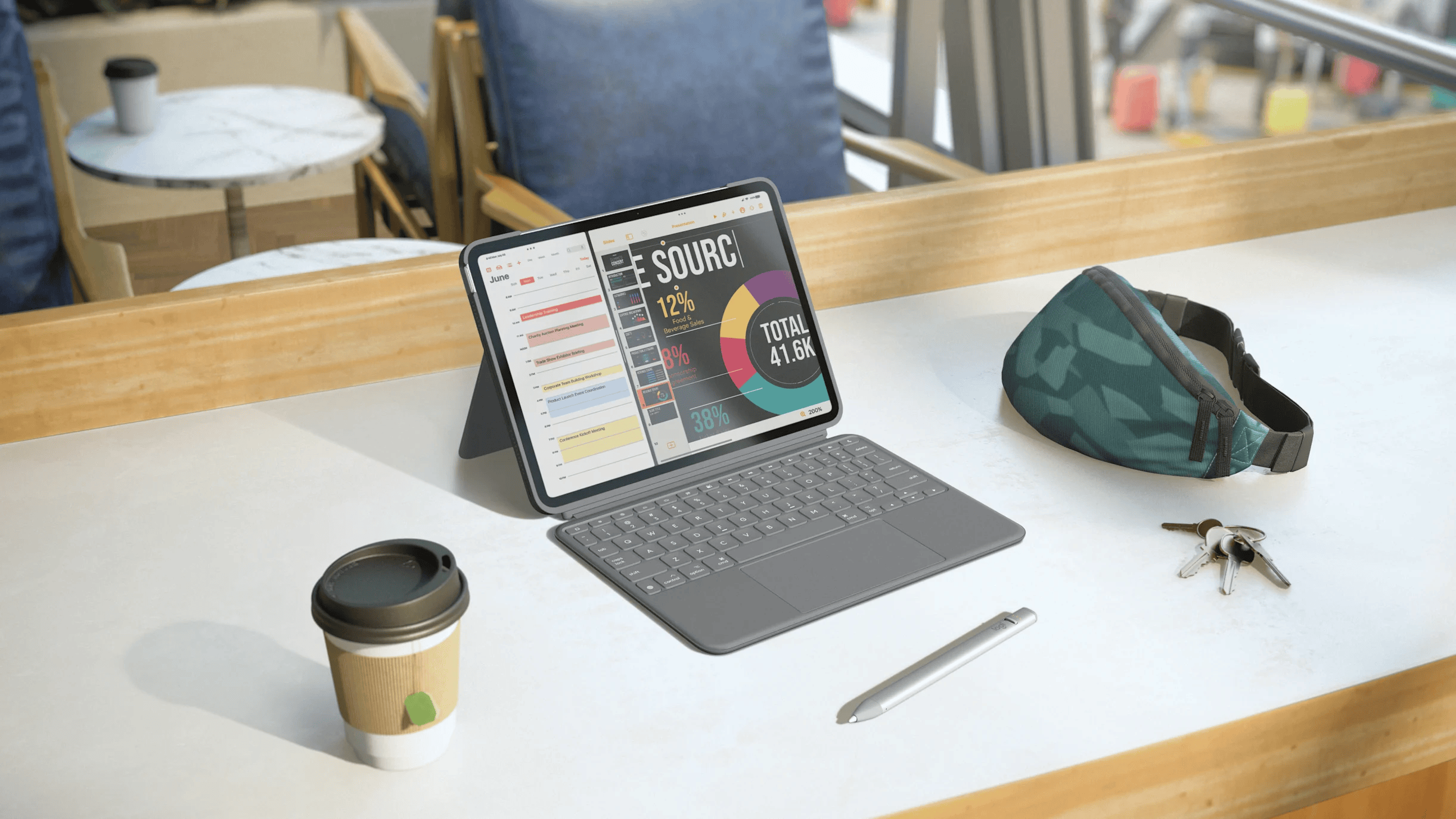 Logitech Combo Touch for 11inc iPad Air (M3,M4)