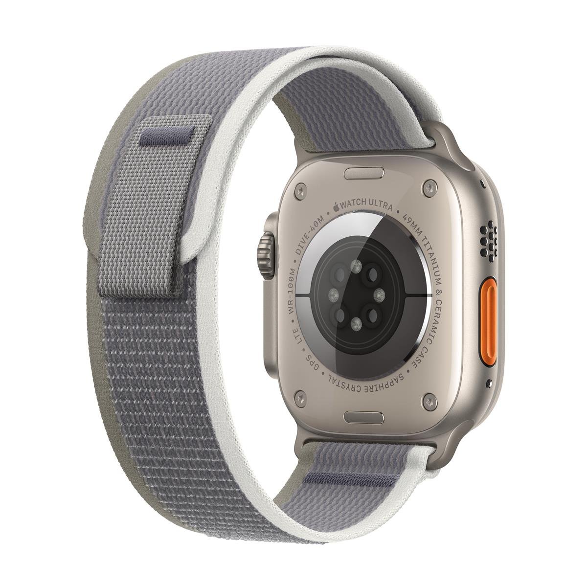 Apple Watch Ultra 2 GPS + Cellular 49mm Titanyum Kasa ve Yeşil / Gri Trail Kordon (S/M) - MRF33TU/A